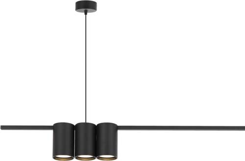 Eko-Light Hanglamp Genesis, aluminium, zwart, 5 x GU10, lengte 100 cm