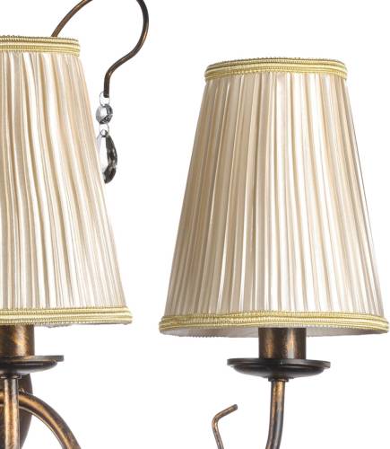 ONLI Delia wandlamp, bronskleurig, 3-lamps, breedte 56 cm