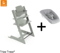 Stokke ® Tripp Trapp® Compleet + Newborn Set™ - Glacier Green (V2)