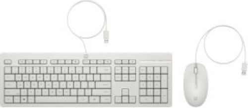 HP 225 Wired Mouse and Keyboard Combo White