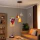 TK Lighting Hanglamp CONO, 3-lamps, rond, kleurrijk, verschillende Gross