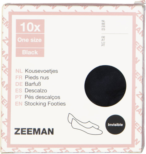 Zeeman Dames kousenvoetjes 10-Pack