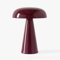 &Tradition LED oplaadbare tafellamp Como SC53, roodbruin