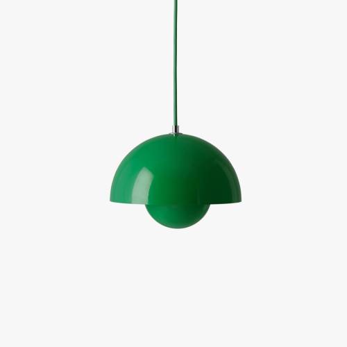 &Tradition hanglamp Bloempot VP1, Ø 23 cm, signaalgroen