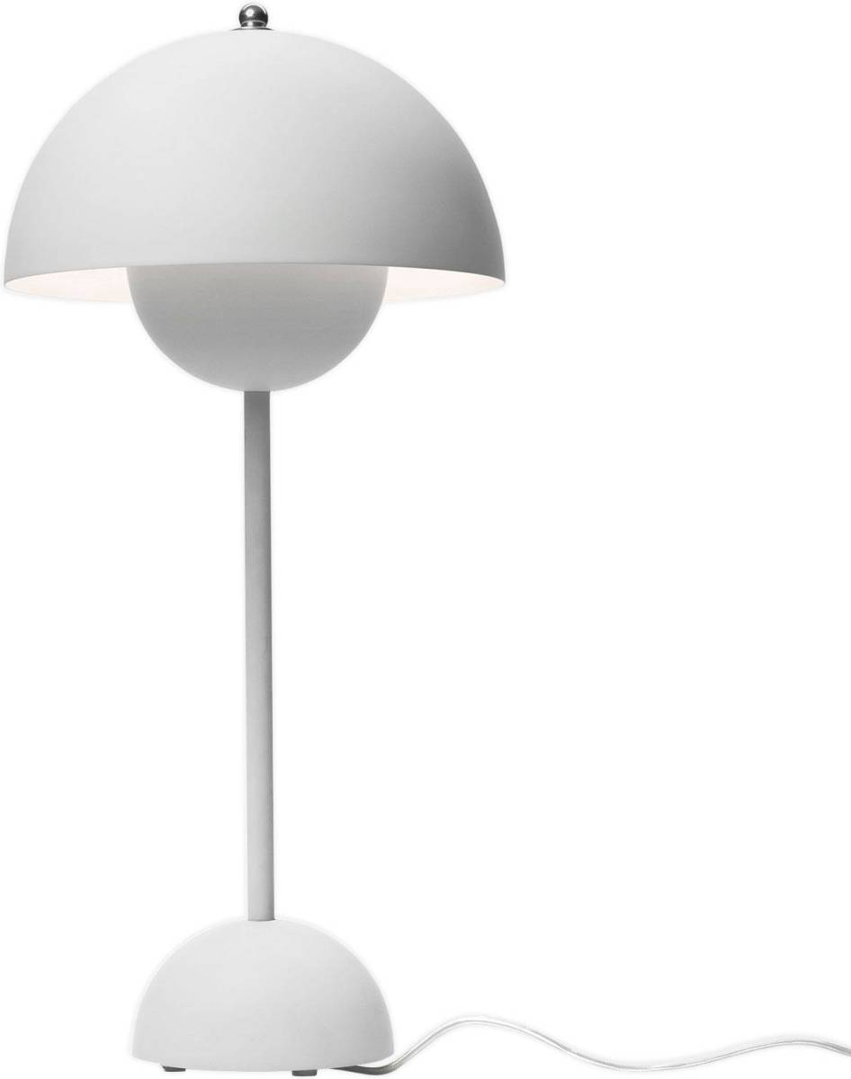 &Tradition Flowerpot VP3 tafellamp, lichtgrijs mat