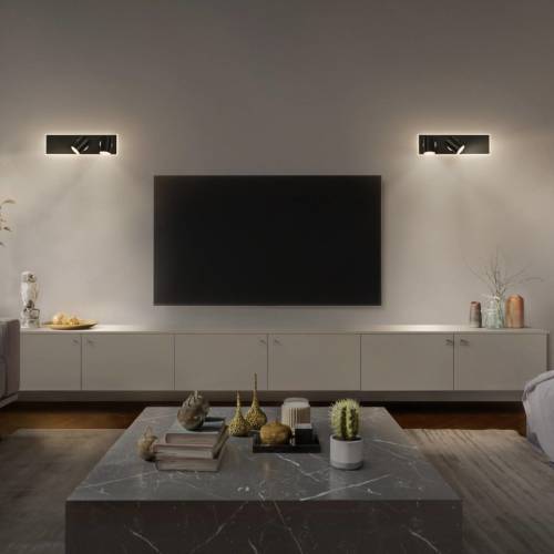 LEDVANCE LED plafondspot Mars, 3-lamps, 2 spots, zwart