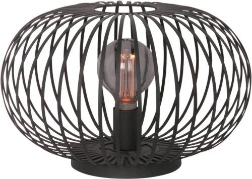 Freelight Aglio tafellamp, Ø 40 cm, zwart, metaal