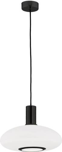 EULUNA Hanglamp Milano, 1-lamp, ovaal, wit