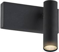 EULUNA Wandlamp Sone, 1-lamp, zwart