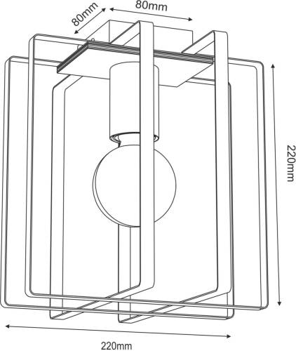 Envostar Fiete plafondlamp, 1-lamp