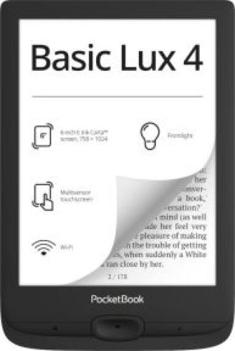 PocketBook Basic Lux 4 e-book reader Touchscreen 8 GB Wifi Zwart