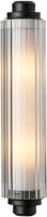 Nordlux Wandlamp Nimal Double, IP44, glas, metaal. zwart