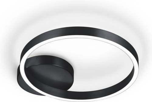 Knapstein Plafondlamp Anel-40, zwart, direct/indirect