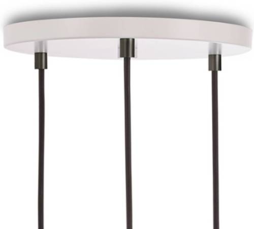 Tala hanglamp Triple Pendant rond, E27 helder, wit/grafiet