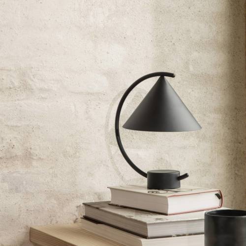 ferm LIVING fermLIVING LED oplaadbare tafellamp Meridian, zwart, dimbaar