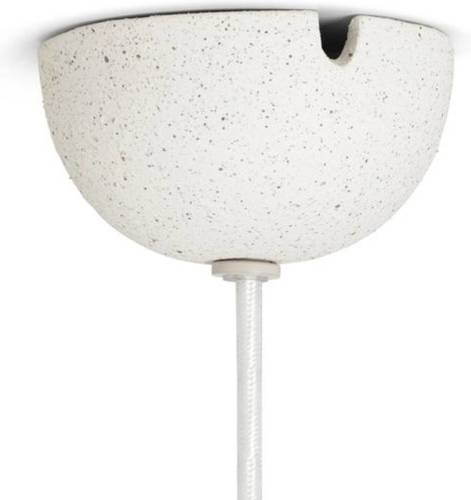 ferm LIVING fermLIVING Speckle hanglamp, Ø 11,6 cm, keramiek, wit