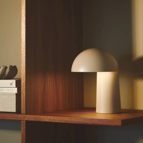 DFTP by Nordlux LED oplaadbare tafellamp Faye Draagbaar, beige, dimbaar, USB