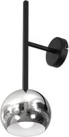 Luminex Jano wandlamp, zwart/chroom, 1-lamp