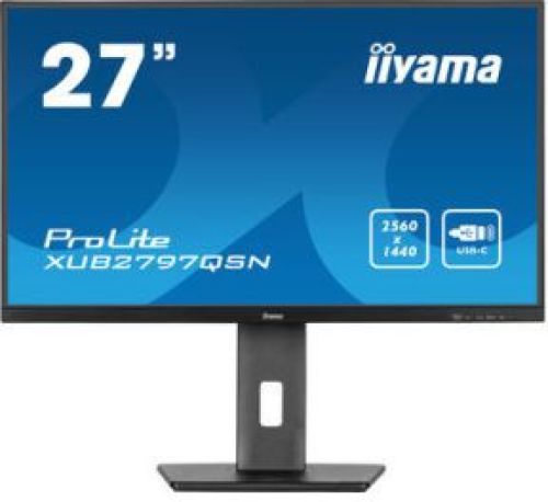 iiyama ProLite XUB2797QSN-B1 27 Quad HD 100Hz USB-C IPS Monitor