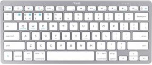 Trust 24651 toetsenbord Bluetooth QWERTY Amerikaans Engels Zilver