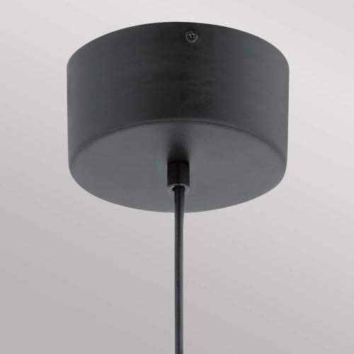 Quintiesse Moonlit LED hanglamp, zwart, aluminium, Ø 20 cm, bol