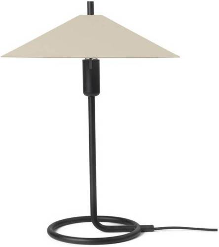 ferm LIVING fermLiving Filo tafellamp, beige, hoekig, ijzer, 43 cm