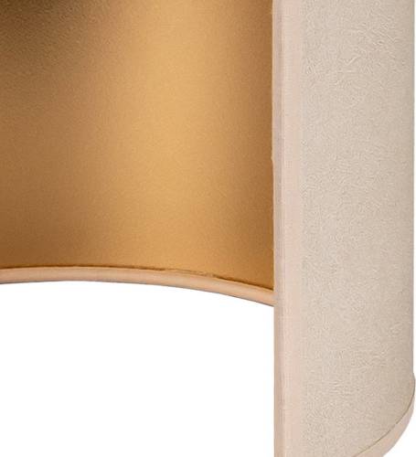 Envostar wandlamp Idun, licht beige, kunstleer veganistisch, 24 cm