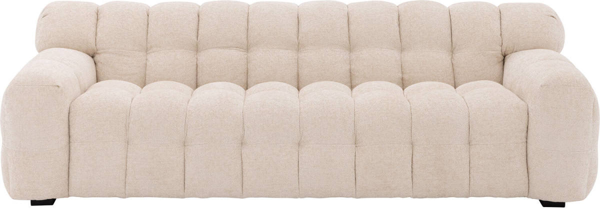Goossens Bank Ryder wit, stof, 3-zits, modern design