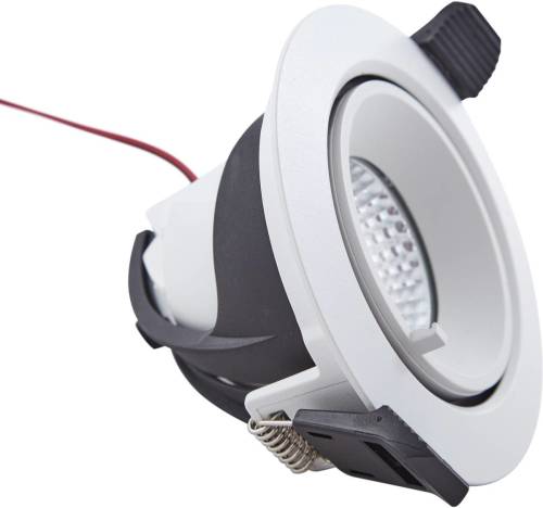 Arcchio Harcos LED downlight, wit, Ø 11 cm, 4.000K