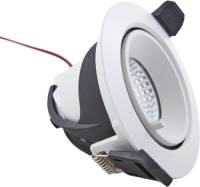Arcchio Harcos LED downlight, wit, Ø 11 cm, 4.000K