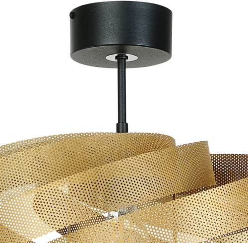 EULUNA Vento plafondlamp, goudkleurig, Ø 50 cm