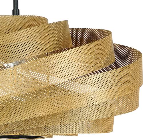 EULUNA Vento hanglamp, goudkleurig, Ø 50 cm