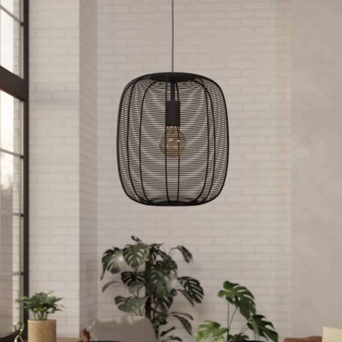 Eglo Hanglamp Rinroe, Ø 32,5 cm, zwart, staal