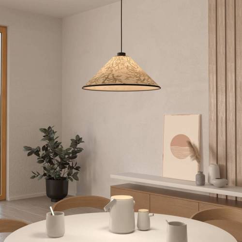 Eglo Hanglamp Oxpark, Ø 42 cm, groen/wit/zwart, stof