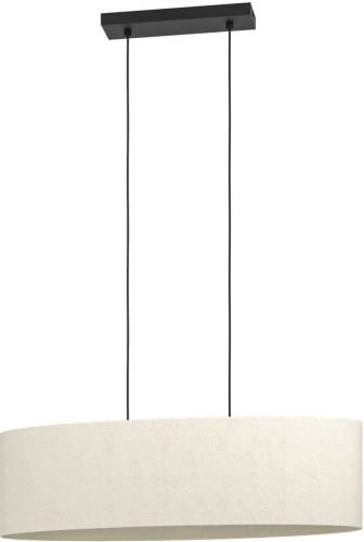 Eglo Febres hanglamp, zwart/wit, 2-lamps.