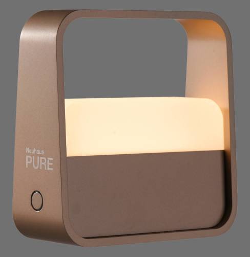 Pure LED tafellamp Pure Go, brons, aluminium