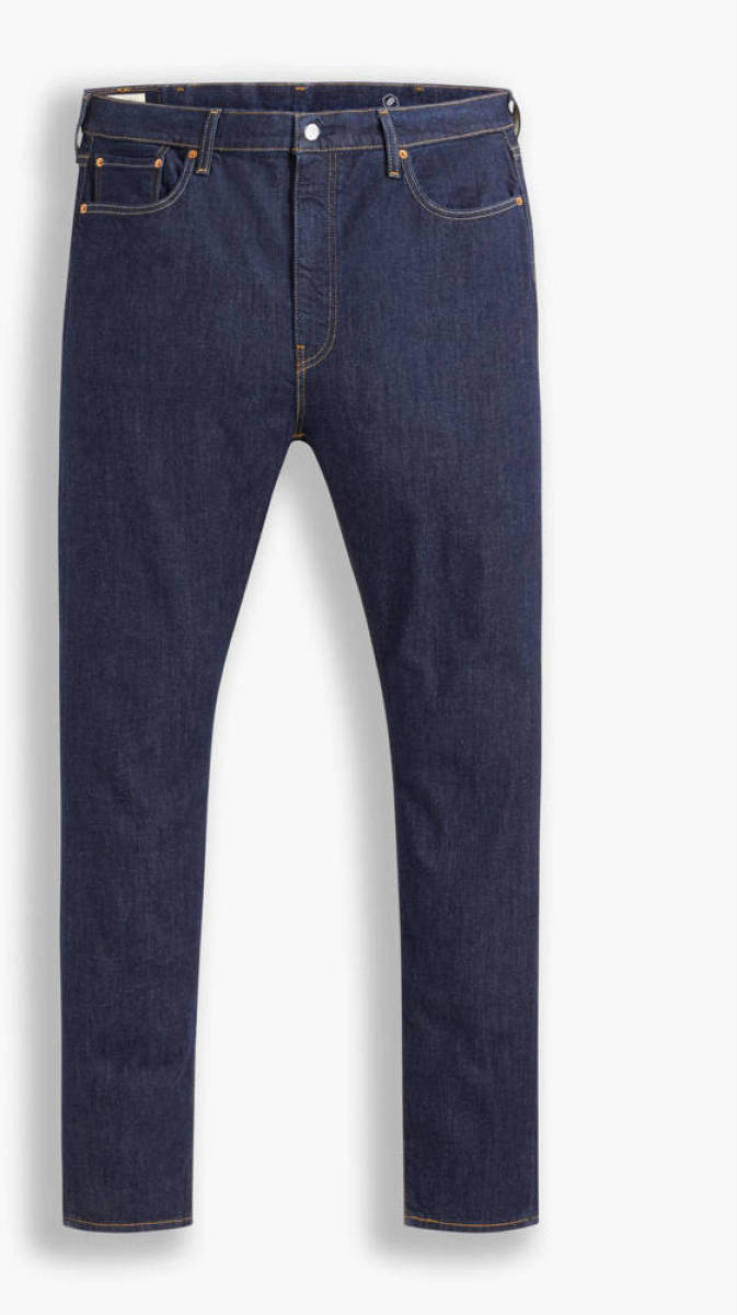 Levi's Big and Tall tapered fit jeans 512 Plus Size donkerblauw
