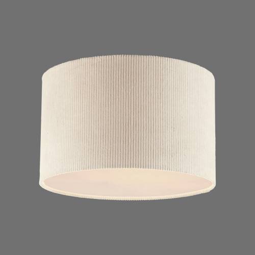 JUST LIGHT. Groene Duro plafondlamp, textiel, beige