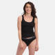 Bamboo Basics slip Yara met bamboe (set van 3) zwart