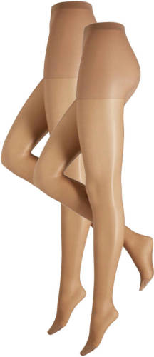 whkmp's own panty 15 denier set van 2 bruin