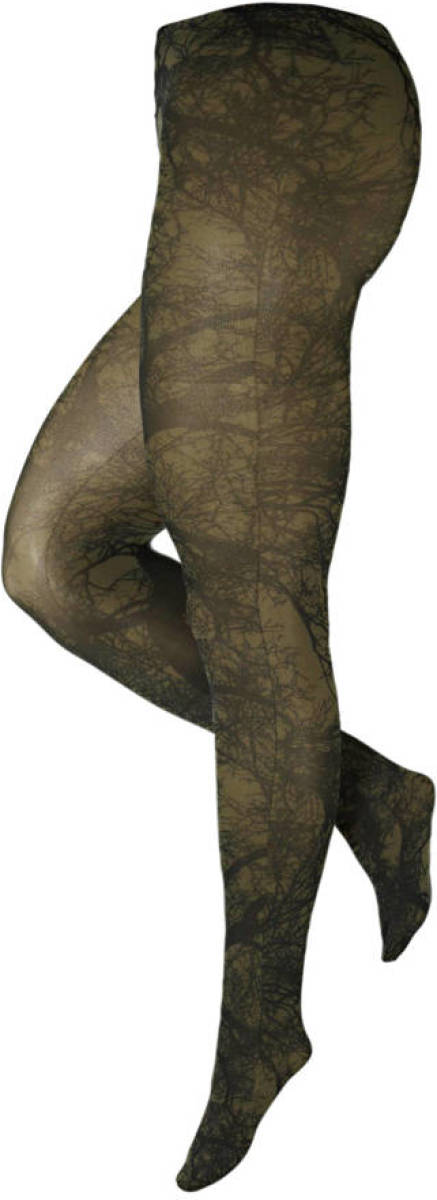 Pamela Mann super curvy + size panty Tree 50 denier olijfgroen