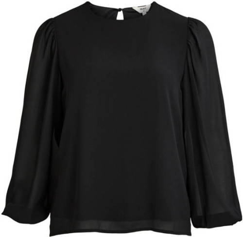 OBJECT blouse OBJMILA zwart