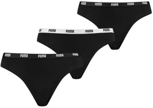 Puma string (set van 3) zwart