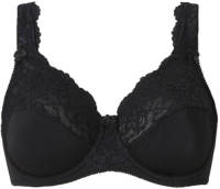 Plaisir +size beugelbh Beate met kant zwart