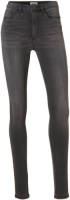 Only high waist skinny jeans grijs
