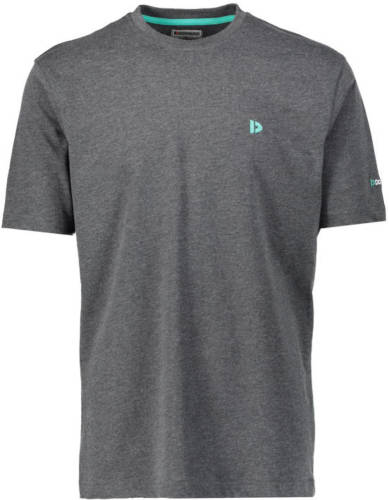 Donnay sport t-shirt donkergrijs gemeleerd
