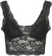 PIECES kanten bralette Lina zwart