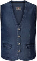Jan Vanderstorm gilet Plus Size Torell blauw