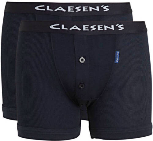Claesen's boxershort - set van 2 donkerblauw