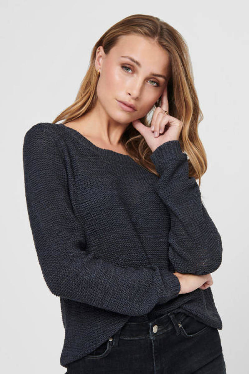 Only trui donkerblauw